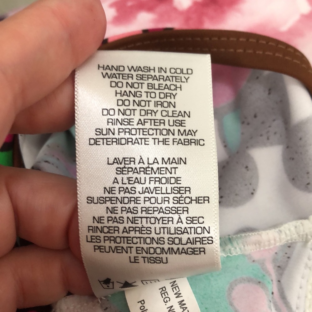 Athletic Works Women’s Floral Print Swim Top Size L - Picture 11 of 12